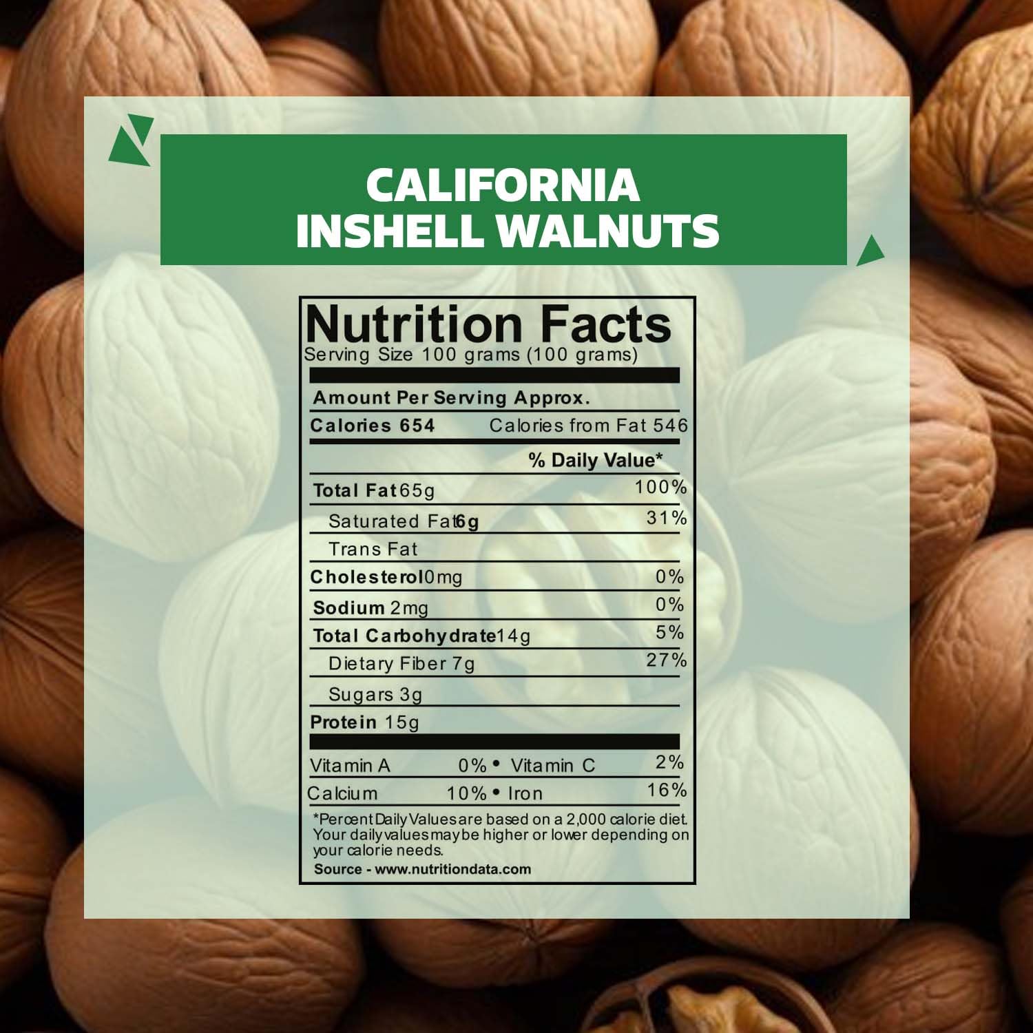 Kashmir Walnuts with Shell � 1kg | Fresh, Natural & Unprocessed Dry Fruits | Rich in Omega-3 | Boosts Brain & Heart Health - View 9