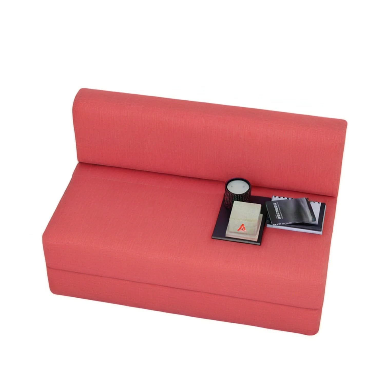 PumPum EPE Foam 2-Seater Sofa Cum Bed � 36 Inch Width, Convertible Design, Lightweight & Foldable (Peach) - View 4