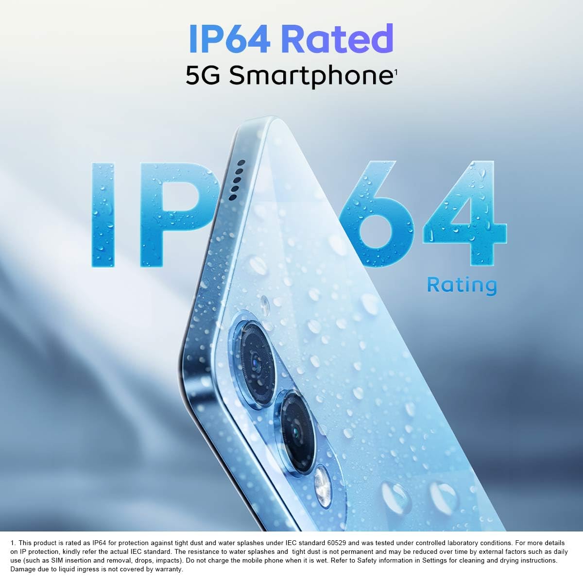 iQOO Z10 Lite 5G (Cyber Green, 6GB RAM, 128GB Storage) | 6000 mAh Battery | Dimensity 6300 5G Processor with 433K+* AnTuTu Score | IP64 Rated & Military Grade Shock-Resistance* - View 3